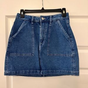 Denim Mini Skirt